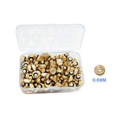 Brass Irrigation Thread Mist Nozzle Low Pressure Misting Sprayer Water - 50pcs 0.6mm