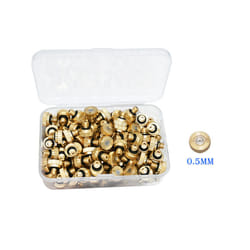 Brass Irrigation Thread Mist Nozzle Low Pressure Misting Sprayer Water - 50pcs 0.5mm