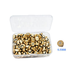 Brass Irrigation Thread Mist Nozzle Low Pressure Misting Sprayer Water - 50pcs 0.8mm