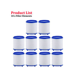 Faucet Filter Element Bubbler Water Filter Purifier For Bathroom Shower - 10pcs filters