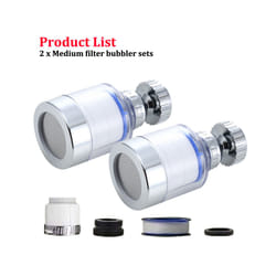 Faucet Filter Element Bubbler Water Filter Purifier For Bathroom Shower - filter bubbler sets