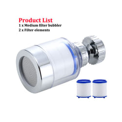 Faucet Filter Element Bubbler Water Filter Purifier For Bathroom Shower - bubblers 2 filters