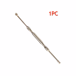 1PC Double-ended Stainless Steel Spiral Ear Pick Spoon Ear Wax Removal - B