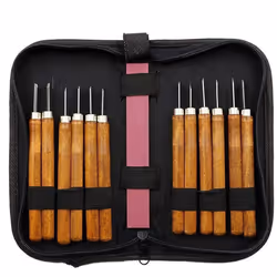 Wood Carving Tool Set, 12 Pcs Wood Carving Chisels Carving Knives