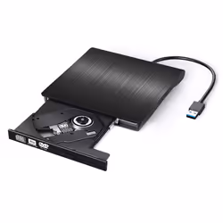 External Cd Dvd Drive, Usb 3.0 Portable Cd Dvd +/-Rw Drive Slim Cd Dvd Rom Writer Writer Cd Dvd PlayerBlack