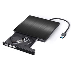 External Cd Dvd Drive, Usb 3.0 Portable Cd Dvd +/-Rw Drive Slim Cd Dvd Rom Writer Writer Cd Dvd PlayerBlack
