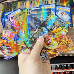 50-300Pcs Pokemons Card Shining TAKARA TOMY GX VMAX V MAX Cards Game Battle - 100VMAX