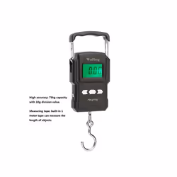 75Kg/10g Electronic Weighing Scale 50Kg/5g LCD Digital Display Hanging