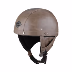 VOSS vintage motorcycle classic helmet retro scooter half helmet with - M, 23