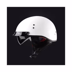VOSS vintage motorcycle classic helmet retro scooter half helmet with - xL, 5
