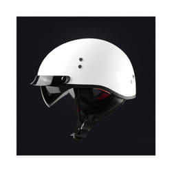 VOSS vintage motorcycle classic helmet retro scooter half helmet with - L, 5