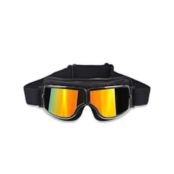 Motorcycle Helmet Goggles Retro Foldable Motorcycle Glasses Windproof - MULTI Lenses 1