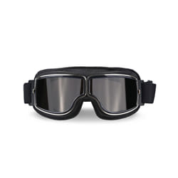 Motorcycle Helmet Goggles Retro Foldable Motorcycle Glasses Windproof - Grey Lens 1