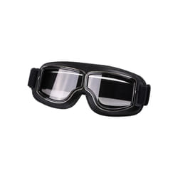 Motorcycle Helmet Goggles Retro Foldable Motorcycle Glasses Windproof - Transparent lens