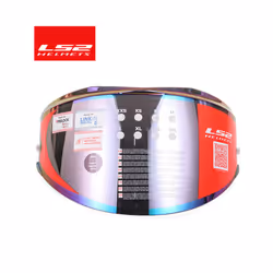 LS2 Valiant helmet visor smoke rainbow silver lens shield only for LS2 - FF399 colorful