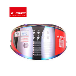 LS2 Valiant helmet visor rainbow shield smoke colorful silver lens only - FF399 rainbow