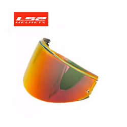 LS2 Valiant helmet visor rainbow shield smoke colorful silver lens only - FF399 red