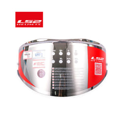 LS2 FF399 helmet visor smoke colorful silver lens rainbow shield only - FF399 silver