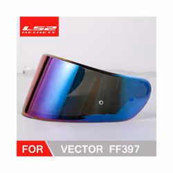 Original LS2 ff397 helmet visor clear/dark smoke/ silver/rainbow only - FF397 colorful
