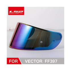 Original LS2 ff397 helmet visor clear/dark smoke/ silver/rainbow only - FF397 colorful