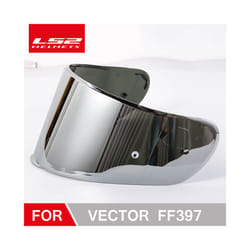Original LS2 ff397 helmet visor clear/dark smoke/ silver/rainbow only - FF397 sliver