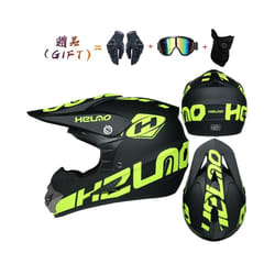 New off-road motorcycle helmet men and women motocross helmet full face - S, 9