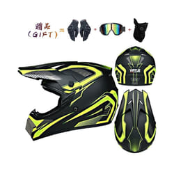 New off-road motorcycle helmet men and women motocross helmet full face - S, 14