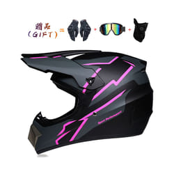 New off-road motorcycle helmet men and women motocross helmet full face - M, 3
