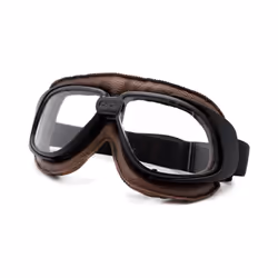 Nordson Motorcycle Goggles Helmet Motorcycle Goggle Glass Vintage Pilot - White Goggles
