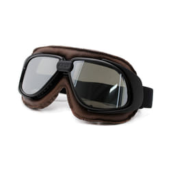 Nordson Motorcycle Goggles Helmet Motorcycle Goggle Glass Vintage Pilot - Silver Goggles