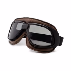 Nordson Motorcycle Goggles Helmet Motorcycle Goggle Glass Vintage Pilot - Brown Goggles