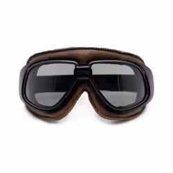 Nordson Motorcycle Goggles Helmet Motorcycle Goggle Glass Vintage Pilot - Brown Goggles