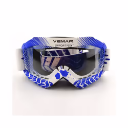 Childen Motorcycle Goggles Clear Kids MX MTB Off-Road Dirt Kid Bike Goggles - Yellow