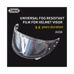 Universal Motorcycle Helmet Visor Film Anti Fog for AGV SHOEI HJC X14 - 1 pcs