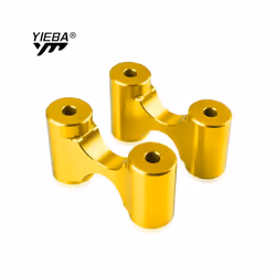 Motorcycle Accessories CNC Aluminum Rear Footrests Extension Foot Rests - gold