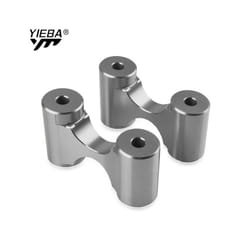 Motorcycle Accessories CNC Aluminum  Rear Footrests Extension Foot Rests - grey
