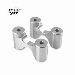 Motorcycle Accessories CNC Aluminum Rear Footrests Extension Foot Rests - silver