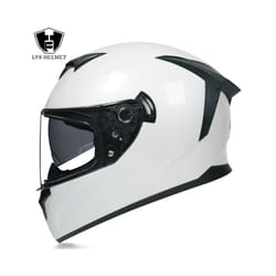 DOT Approved Safety Motorcycle Helmets Full Face Dual Lens Racing Helmet - xL, 15