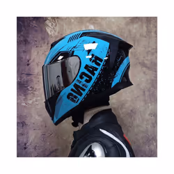 DOT Approved Safety Motorcycle Helmets Full Face Dual Lens Racing Helmet - xL, 7