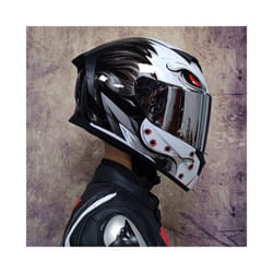 DOT Approved Safety Motorcycle Helmets Full Face Dual Lens Racing Helmet - xL, 22