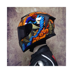 DOT Approved Safety Motorcycle Helmets Full Face Dual Lens Racing Helmet - xL, 1