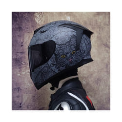 DOT Approved Safety Motorcycle Helmets Full Face Dual Lens Racing Helmet - M, 13