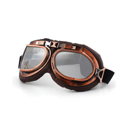 Dustproof Motorcycle Glasses Women Men Transparent Lenses Helmet Glasses - Silver Lenses