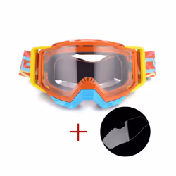 So Amazing Motocross Goggles Helmet Glasses + Clear Lens for Motorcycle - Model 12