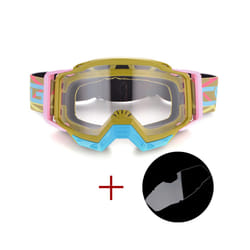 So Amazing Motocross Goggles Helmet Glasses + Clear Lens for Motorcycle - Model 14