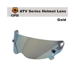 Motorcycle Helmet Visor for the Stig Simpson Helmet CRG ATV Series Karting - Gold