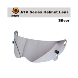Motorcycle Helmet Visor for the Stig Simpson Helmet CRG ATV Series Karting - Silver