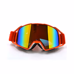 Outdoor Motorcycle Goggles Glasses Flexible MX Off Road Helmet Goggle - Auburn