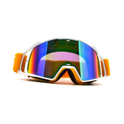 Outdoor Motorcycle Goggles Glasses Flexible MX Off Road Helmet Goggle - champagne