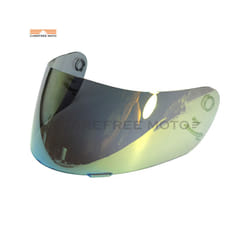 8 Colors Iridium Gold Motorcycle Helmet Visor Lens Full Face Shield Case - xL, Gold